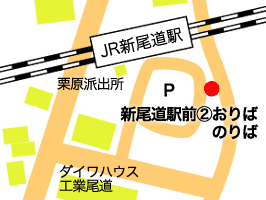 地図：JR新尾道駅