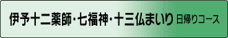 伊予十二薬師・七福神・十三仏まいり 日帰りコース