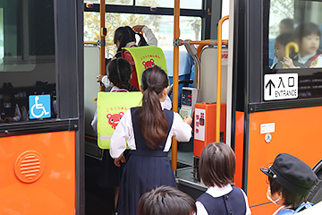 ＩＣい～カードを使って乗車体験