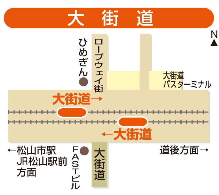 大街道のりば