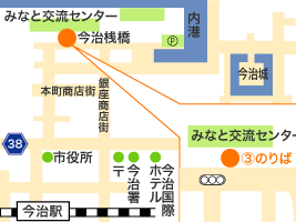 地図：今治桟橋