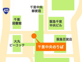 地図：千里中央