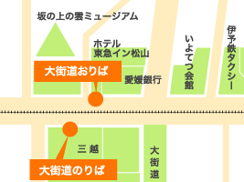 地図：大街道