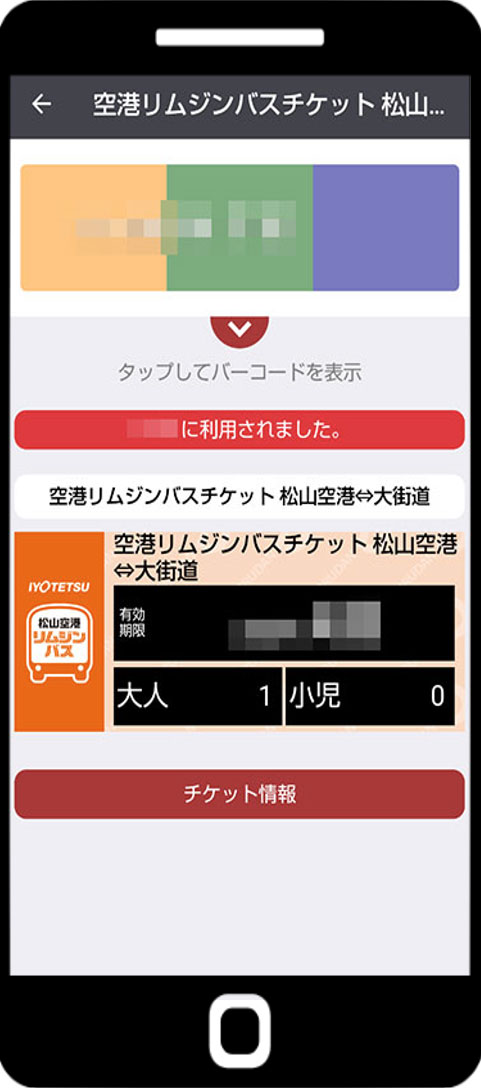 リムジンバス乗車券