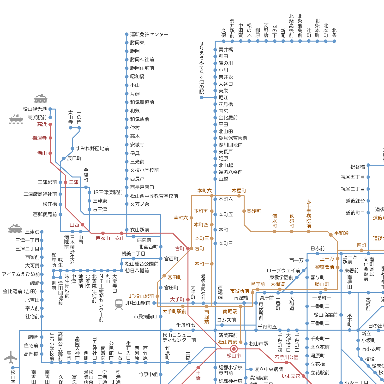 経路 バス バスマップ
